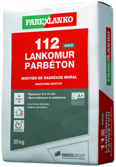 LANKOMUR PARBETON GRIS SAC 25KG (ex:Nivoplan G)